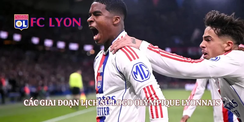 Các giai đoạn lịch sử logo Olympique Lyonnais