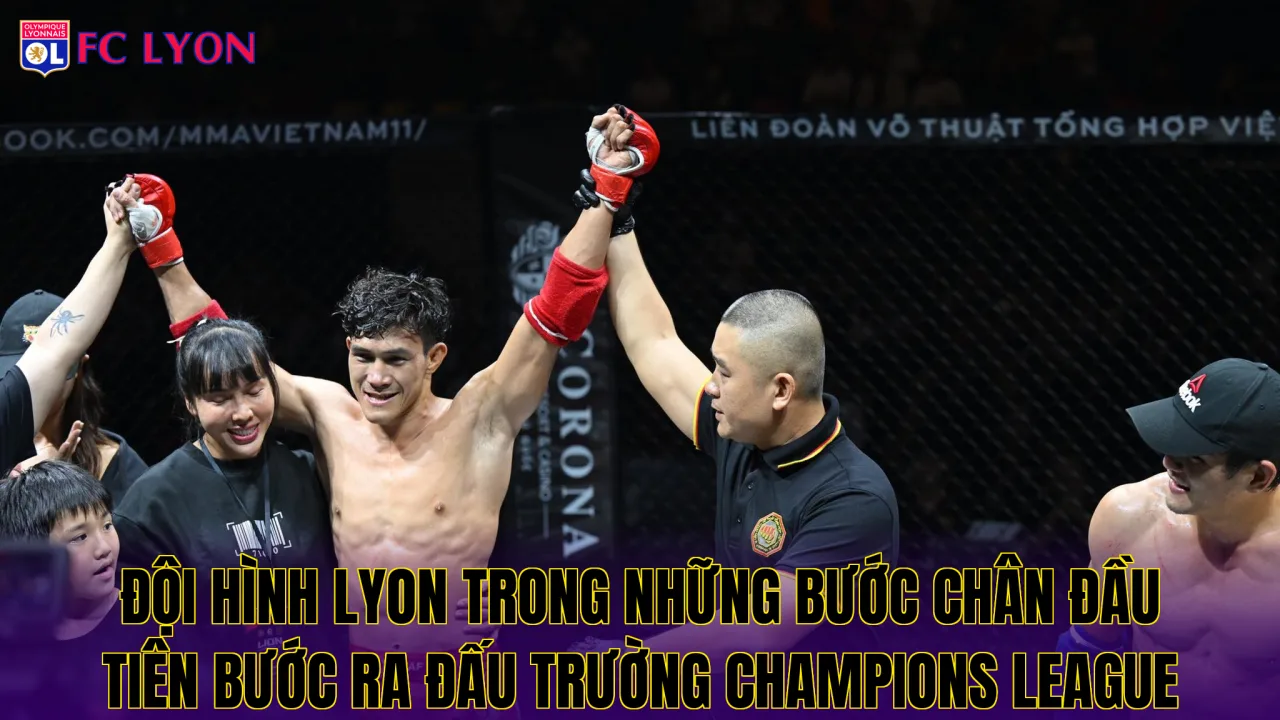 Đội hình Lyon trong những bước chân đầu tiên bước ra đấu trường Champions League