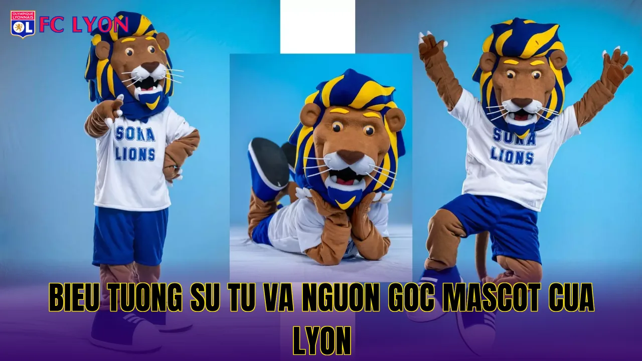 Bieu tuong su tu va nguon goc mascot cua Lyon