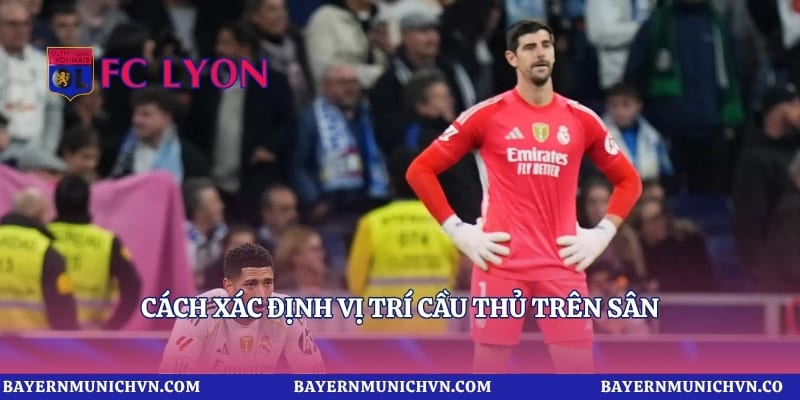 Cách xác định vị trí cầu thủ trên sân