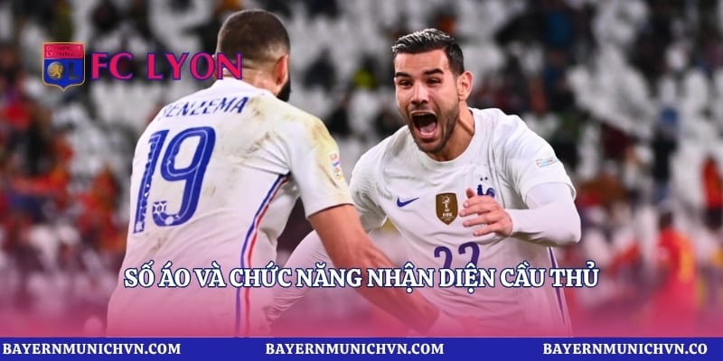 Số áo và chức năng nhận diện cầu thủ